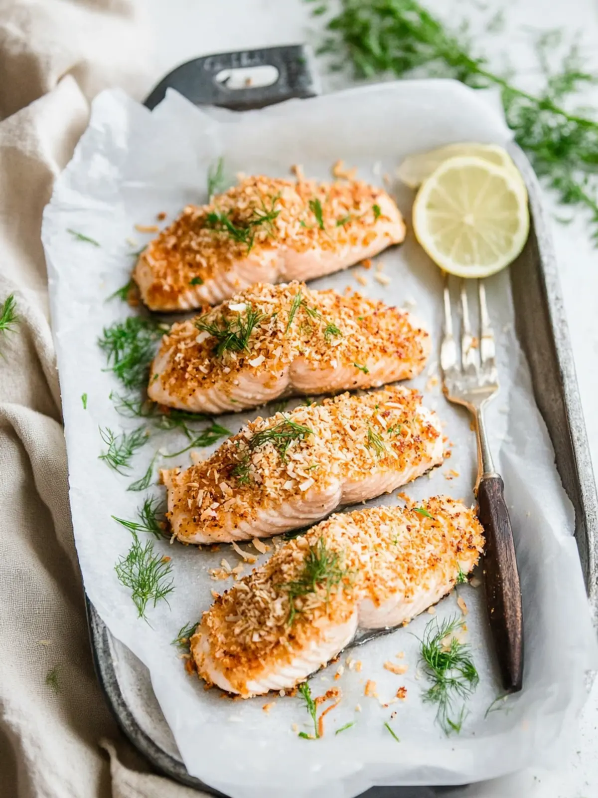 Coconut Crusted Salmon