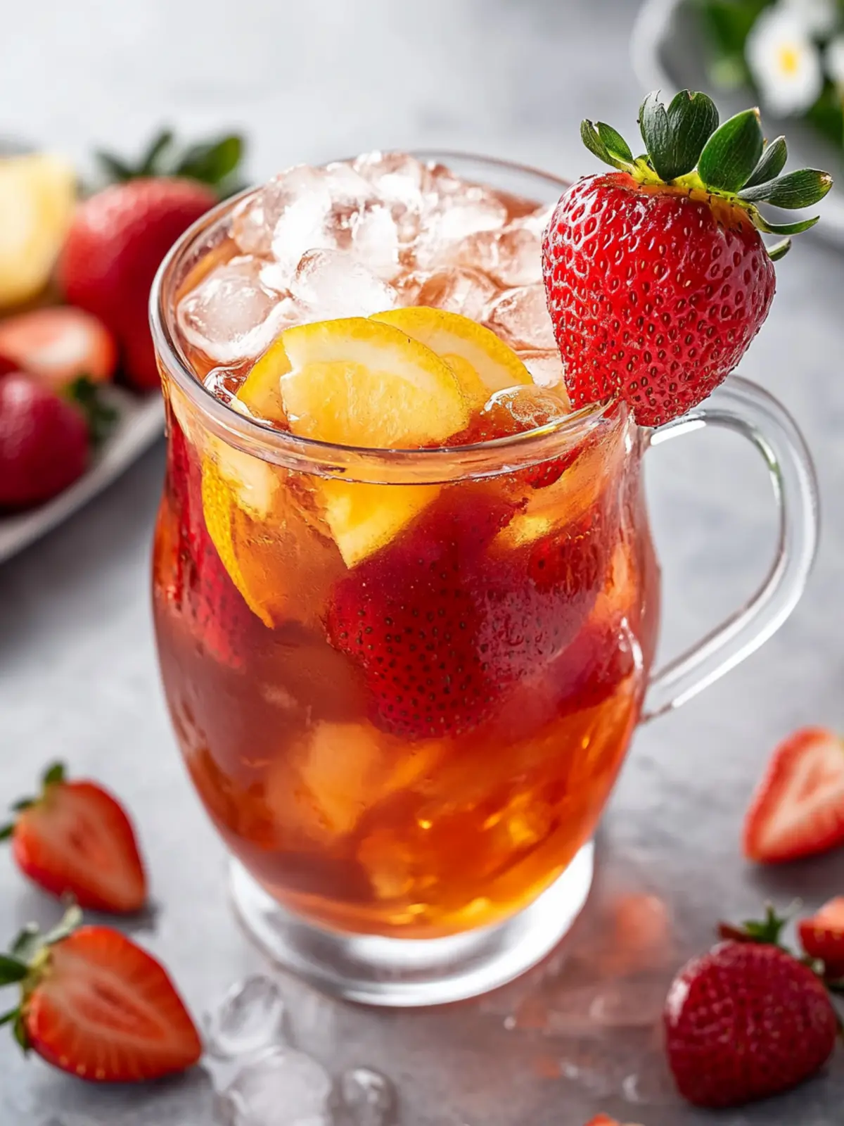 Southern Strawberry Sweet Tea That Will Refresh Your Soul 4 Southern Strawberry Sweet Tea