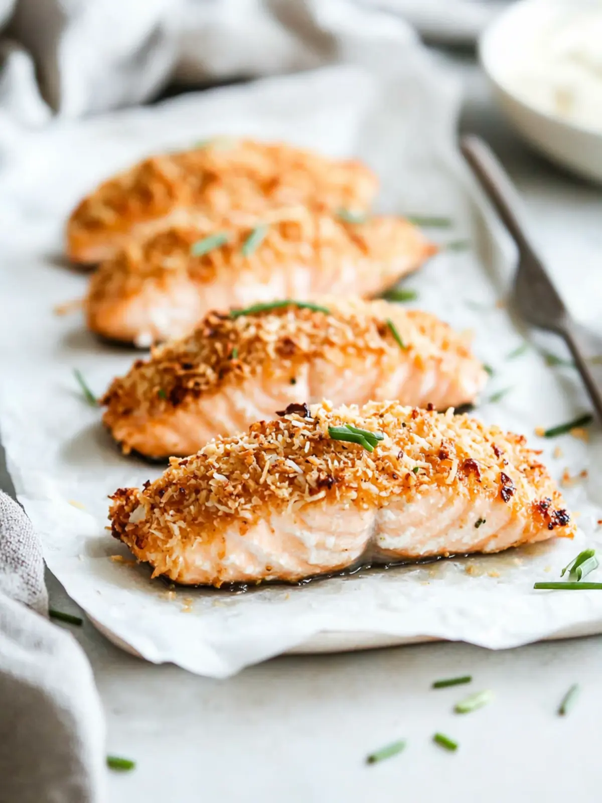 Coconut Crusted Salmon