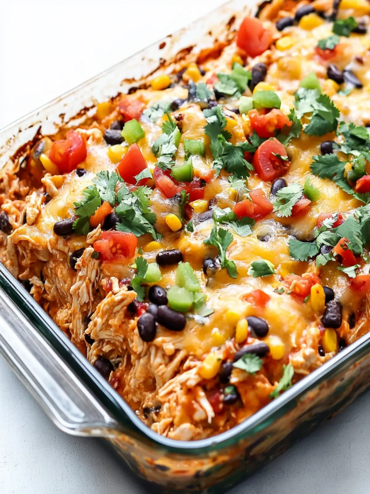 High Protein Easy Chicken Burrito Casserole for Busy Nights 4 High Protein Easy Chicken Burrito Casserole