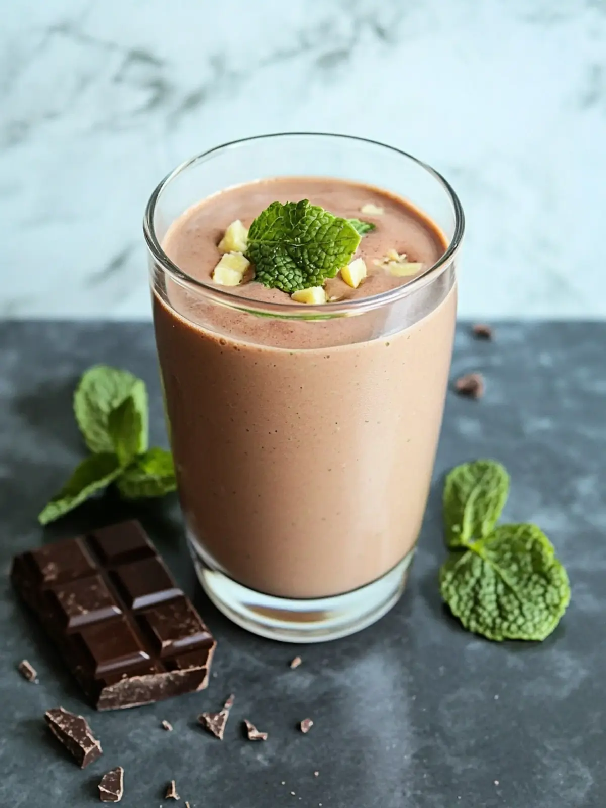 Delicious Healthy Mint Chocolate Smoothie for a Refreshing Boost 2 Healthy Mint Chocolate Smoothie