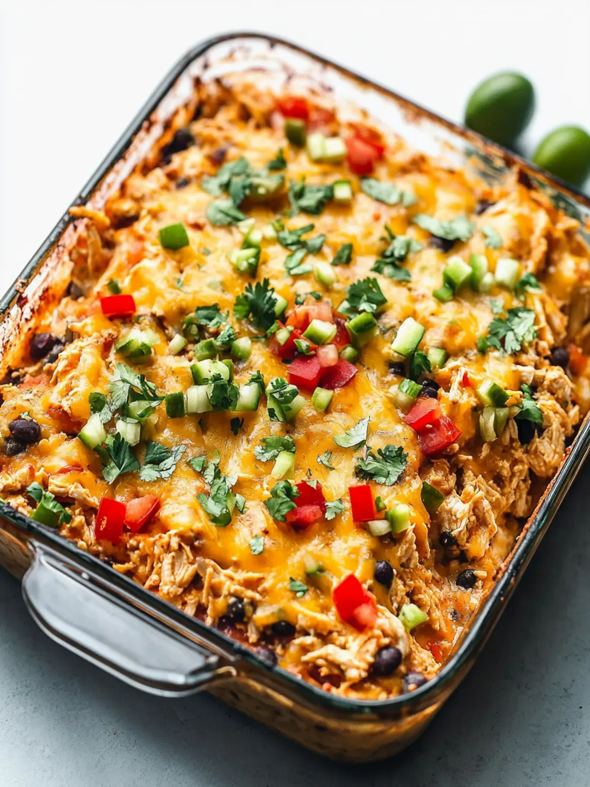 High Protein Easy Chicken Burrito Casserole for Busy Nights 2 High Protein Easy Chicken Burrito Casserole