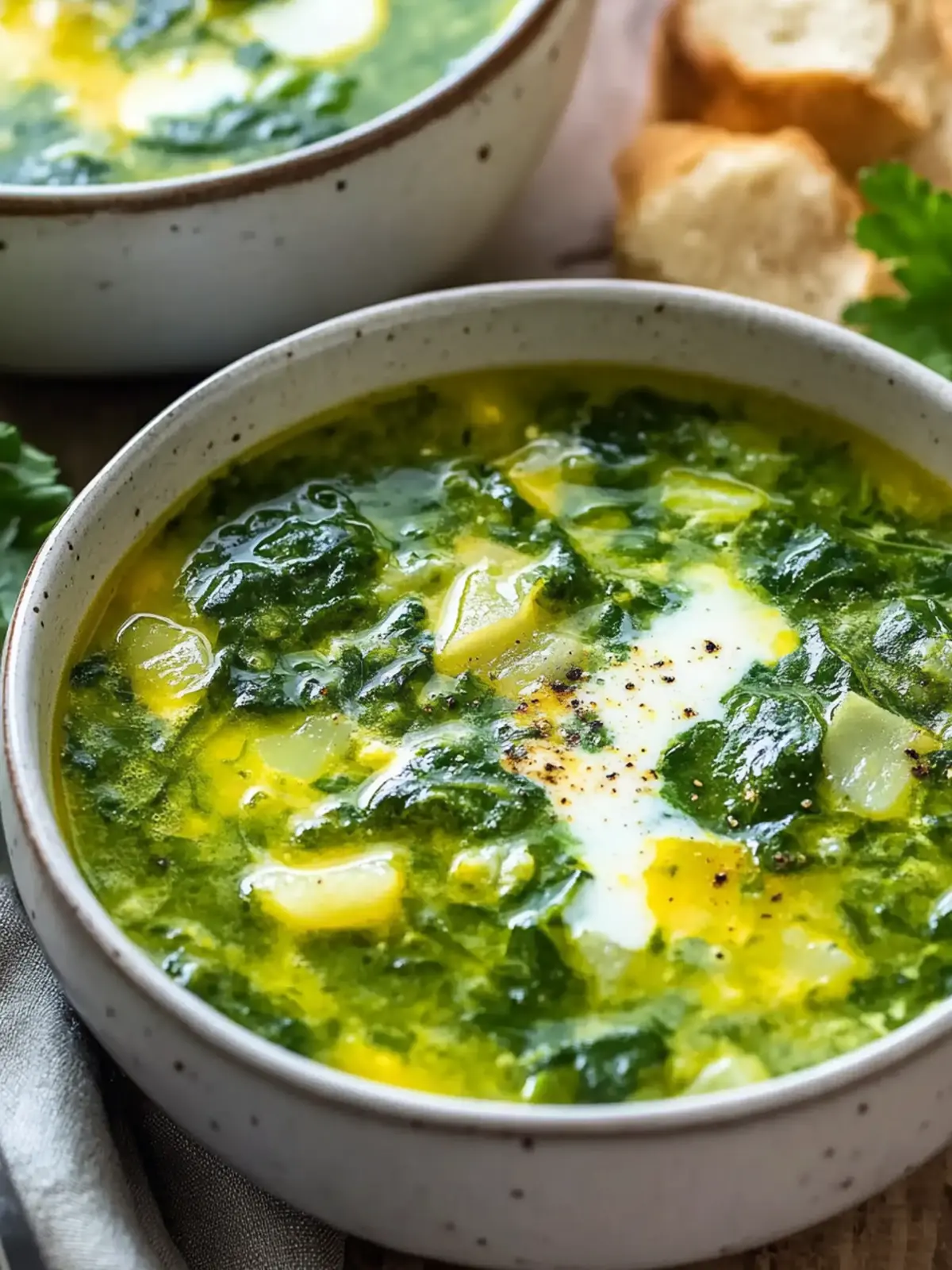 Irresistible Green Borscht: Cozy Ukrainian Spinach Soup Recipe 3 Green Borscht (Ukrainian Spinach Soup)