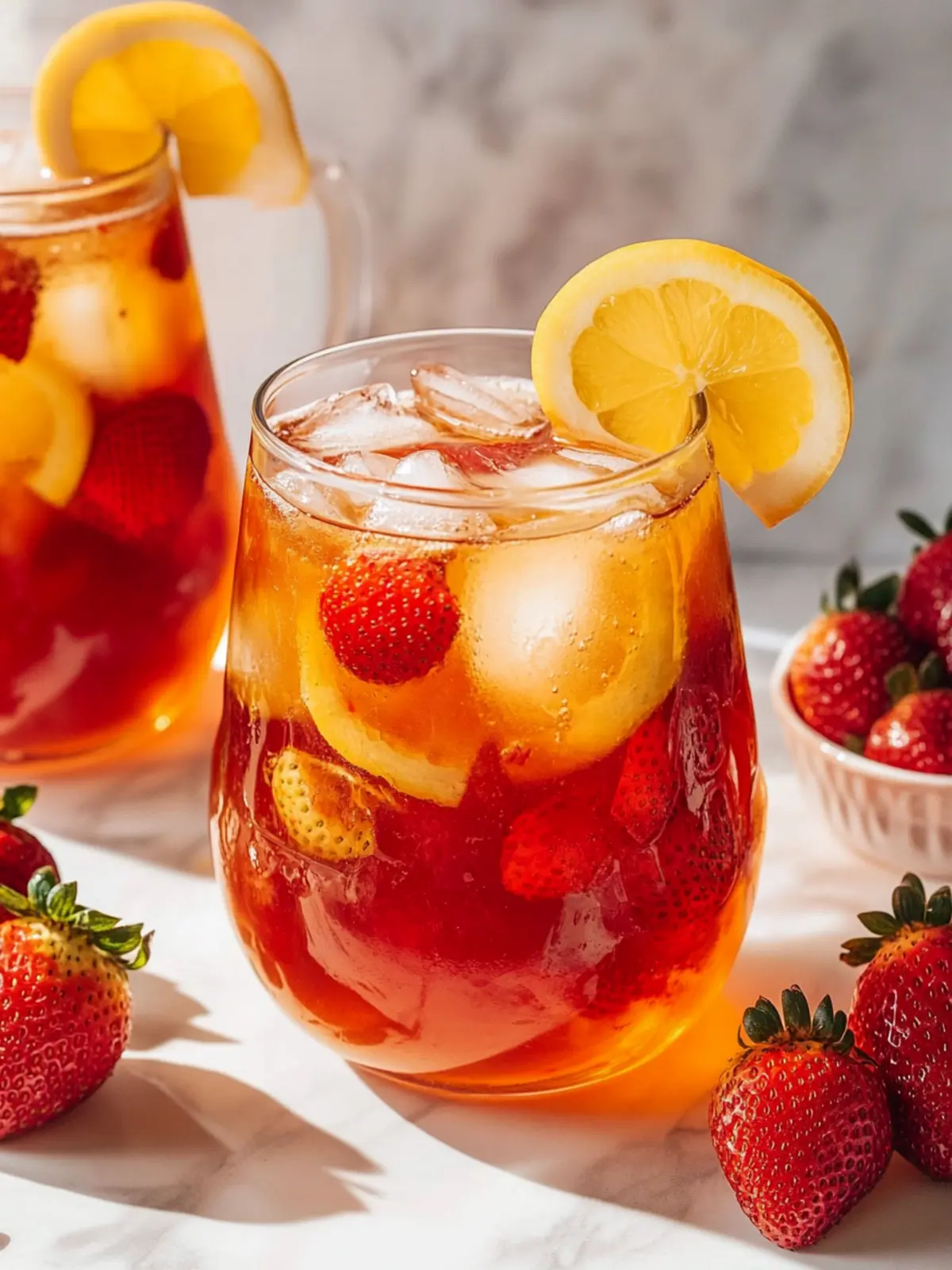 Southern Strawberry Sweet Tea That Will Refresh Your Soul 3 Southern Strawberry Sweet Tea