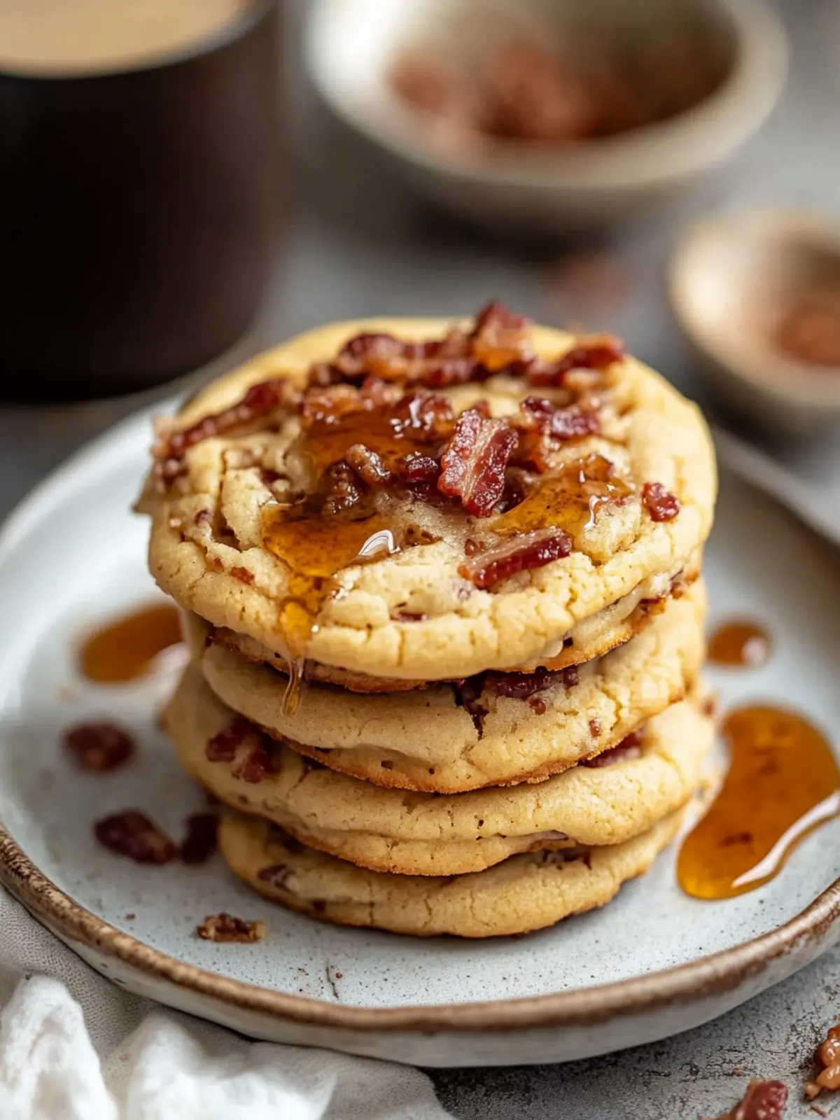 Maple Bacon Pancake Cookies That Will Blow Your Mind 2 Maple Bacon Pancake Cookies