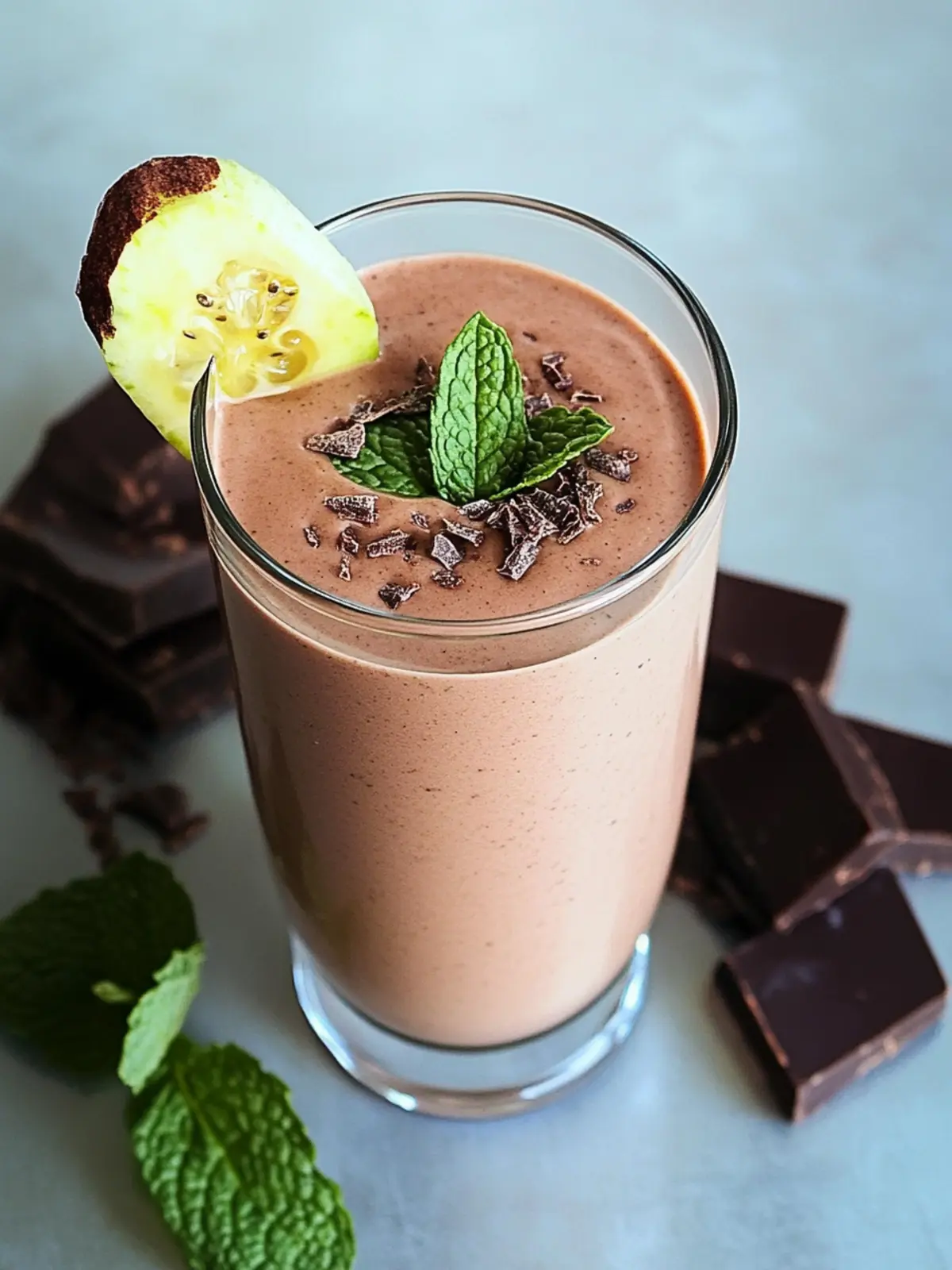Delicious Healthy Mint Chocolate Smoothie for a Refreshing Boost 3 Healthy Mint Chocolate Smoothie