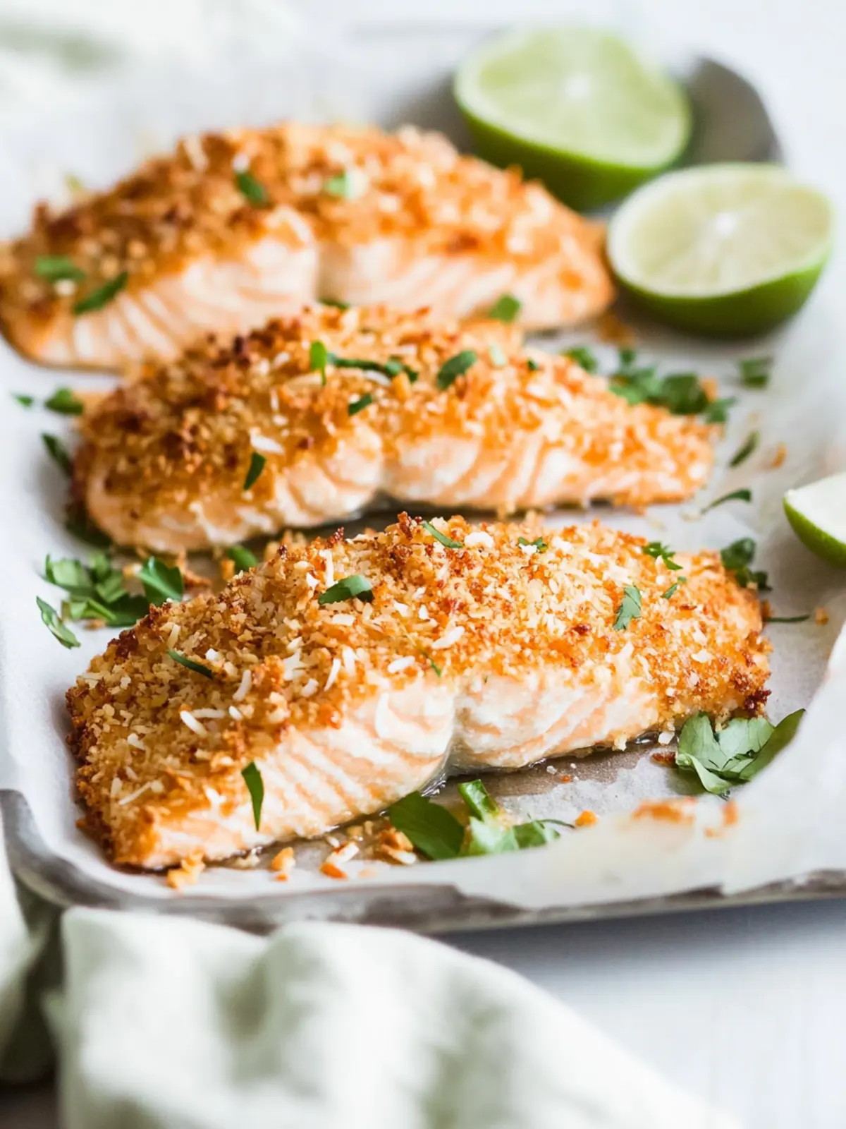 Coconut Crusted Salmon