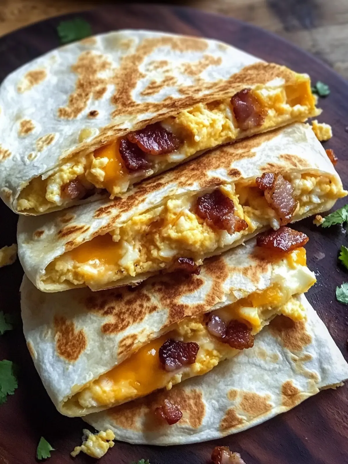 Sizzle Up Bacon Egg and Cheese Breakfast Quesadillas Today 2 Bacon Egg and Cheese Breakfast Quesadillas