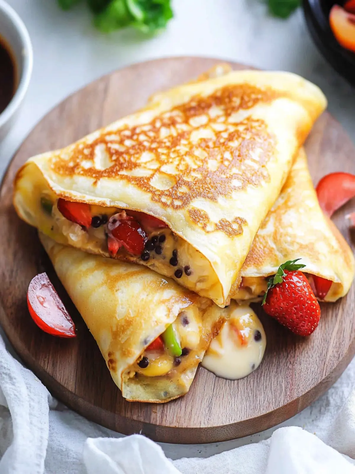 Delicious Chinese Breakfast Crepes Without Mung Bean Flour 2 Chinese Breakfast Crepes (Without Mung Bean Flour)