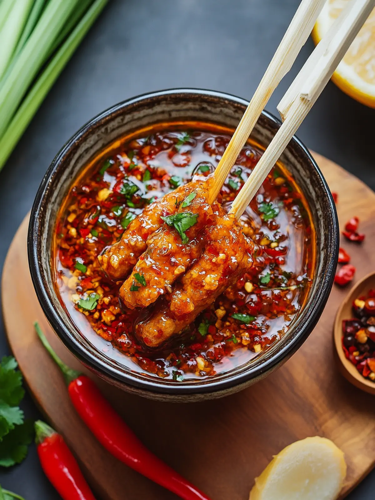 Create Irresistible Vietnamese Sate Lemongrass Chili Oil at Home 3 Vietnamese Sate (Lemongrass Chili Oil)