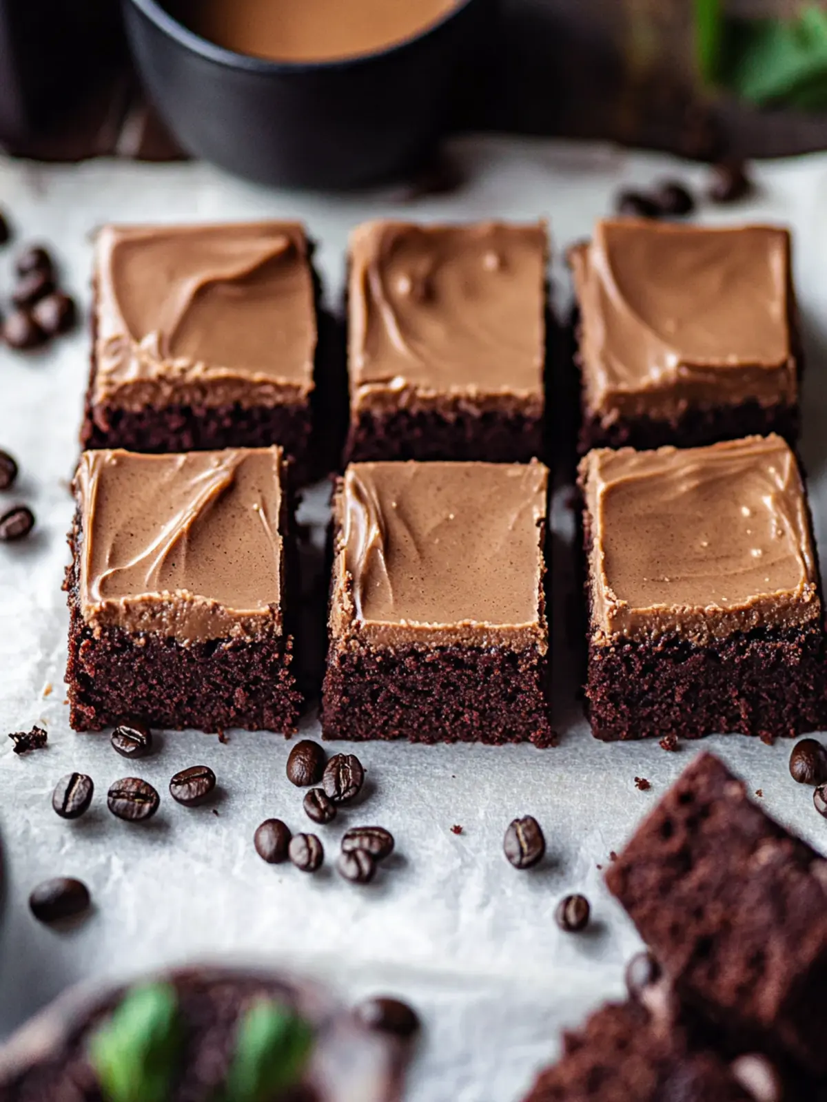 Irresistible Coffee Brownies with Silky Mocha Frosting 4 Coffee Brownies