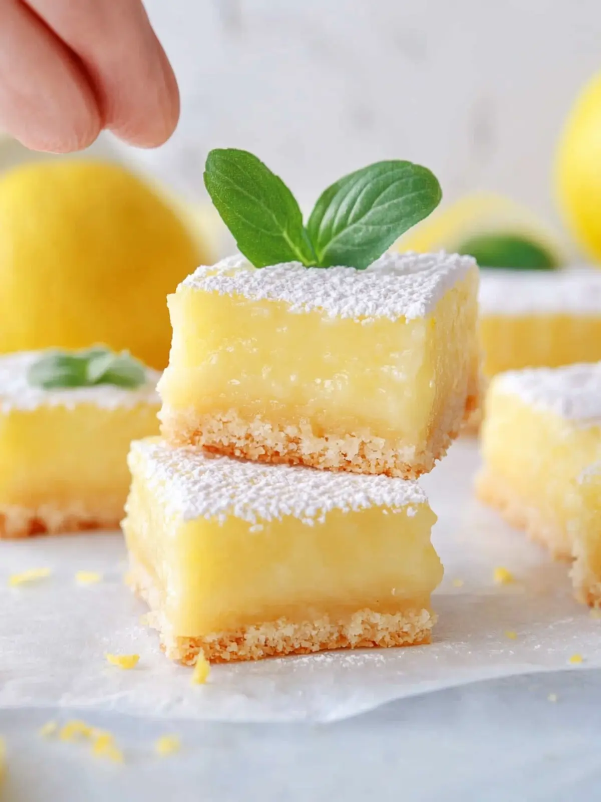 Zesty Creamy Lemon Squares that Brighten Your Day 4 Creamy Lemon Squares