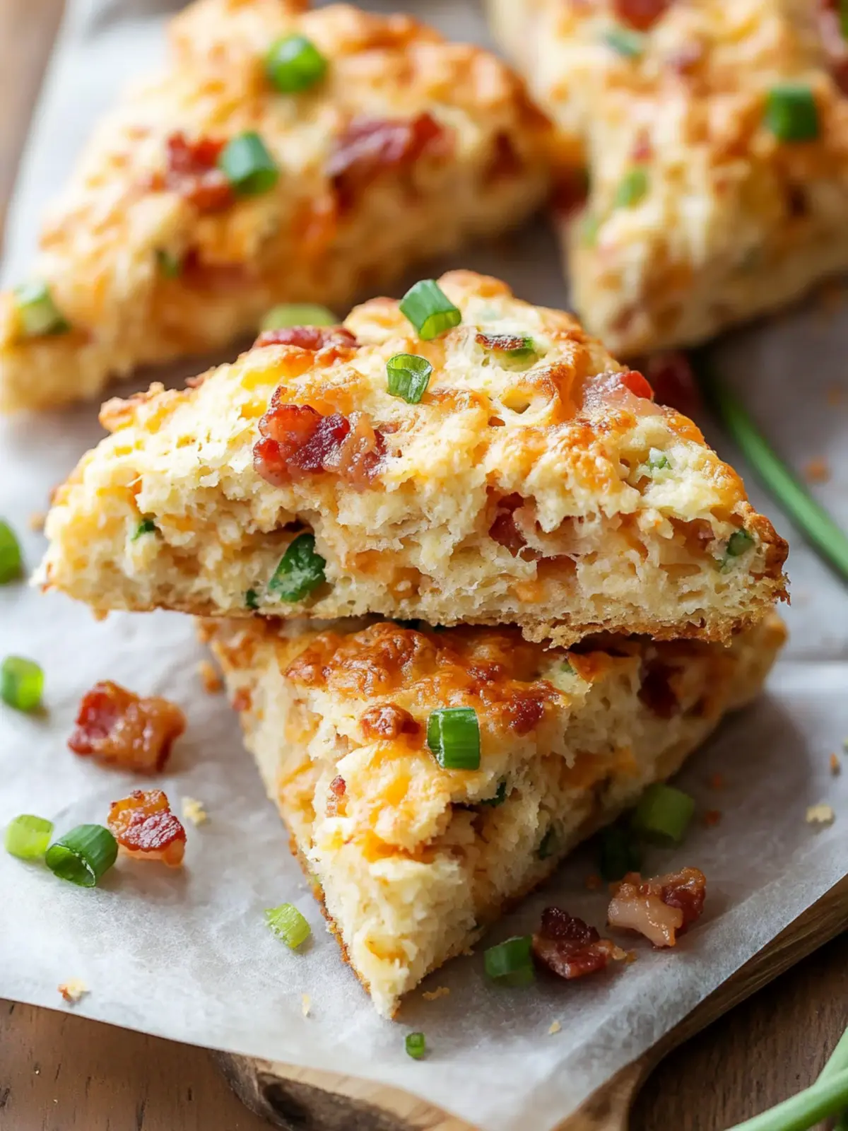 Savory Bacon, Cheddar, & Scallion Scones for Ultimate Comfort 4 Savory Bacon, Cheddar, & Scallion Scones