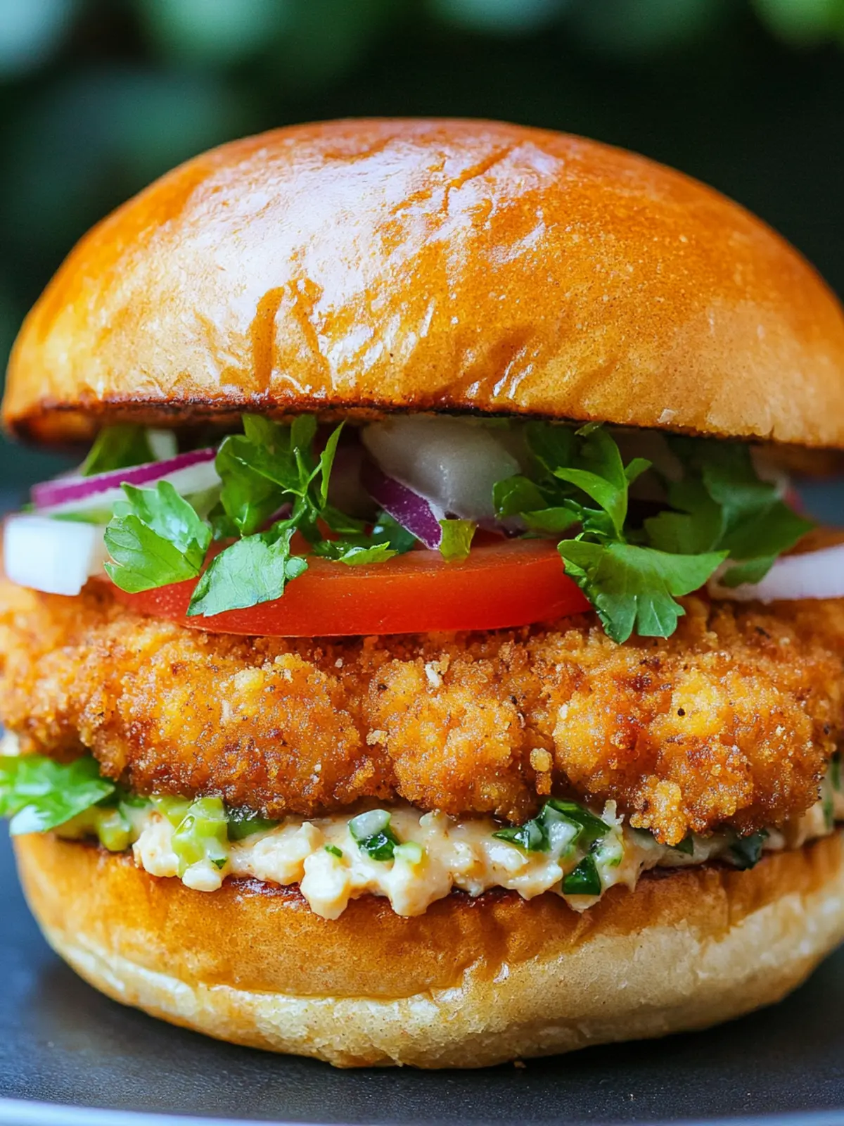 Crispy Chicken Burgers with Ground Chicken for a Flavor Boost 5 Crispy Chicken Burgers (With Ground Chicken)