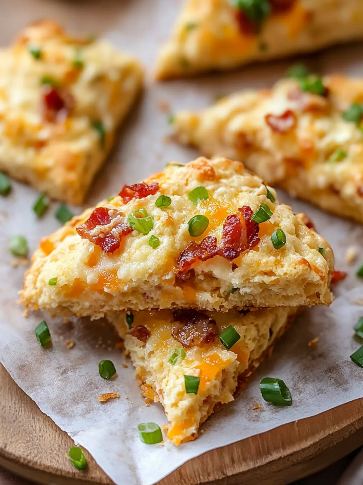 Savory Bacon, Cheddar, & Scallion Scones for Ultimate Comfort 5 Savory Bacon, Cheddar, & Scallion Scones