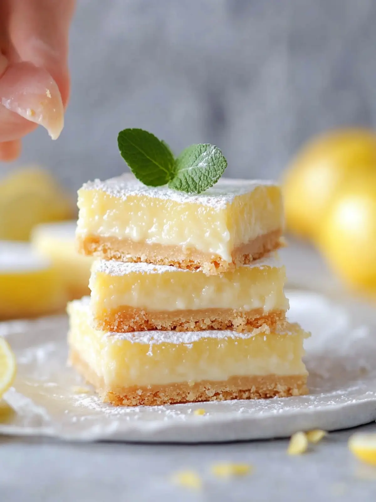 Zesty Creamy Lemon Squares that Brighten Your Day 2 Creamy Lemon Squares