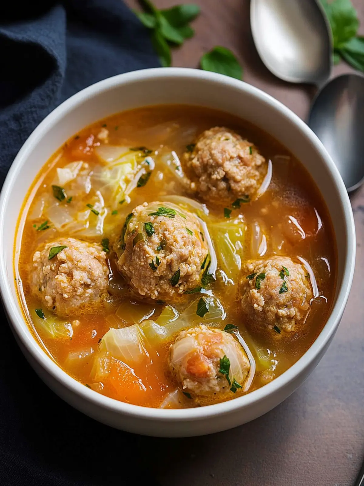 Savory Easy Cabbage Meatball Soup Ready in Just 1 Hour 2 Easy Cabbage Meatball Soup
