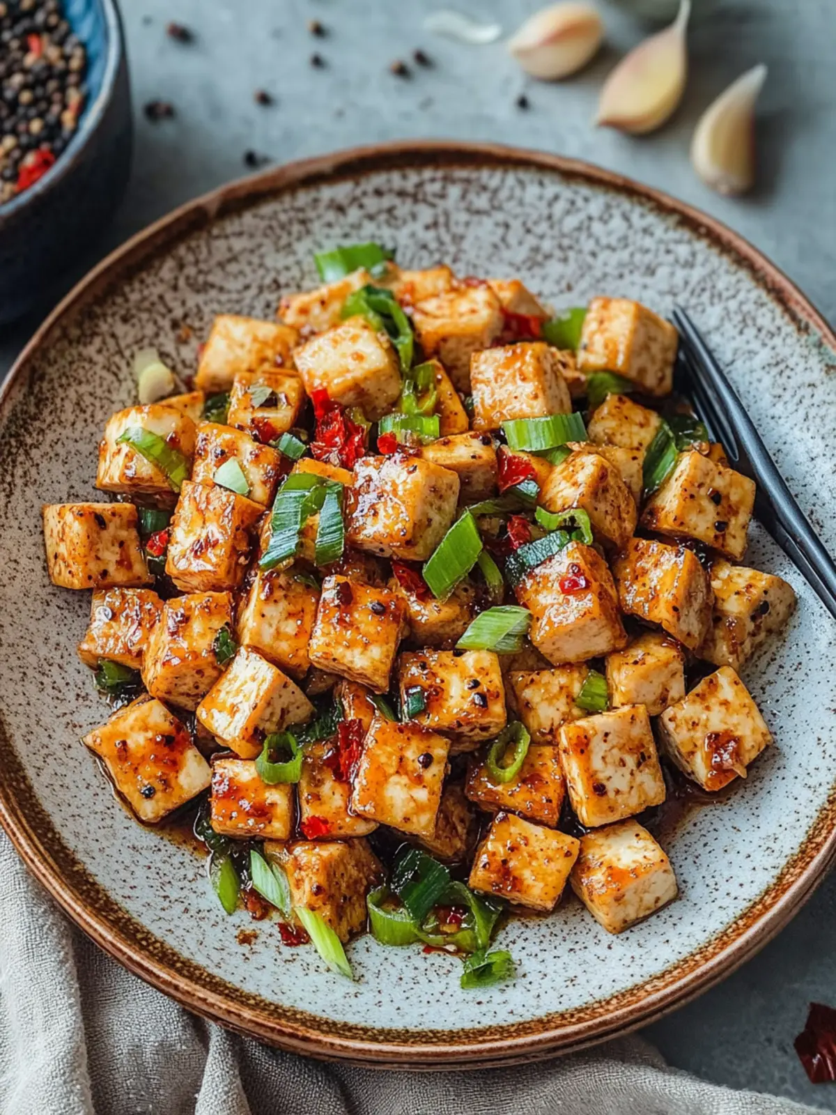 Black Pepper Tofu