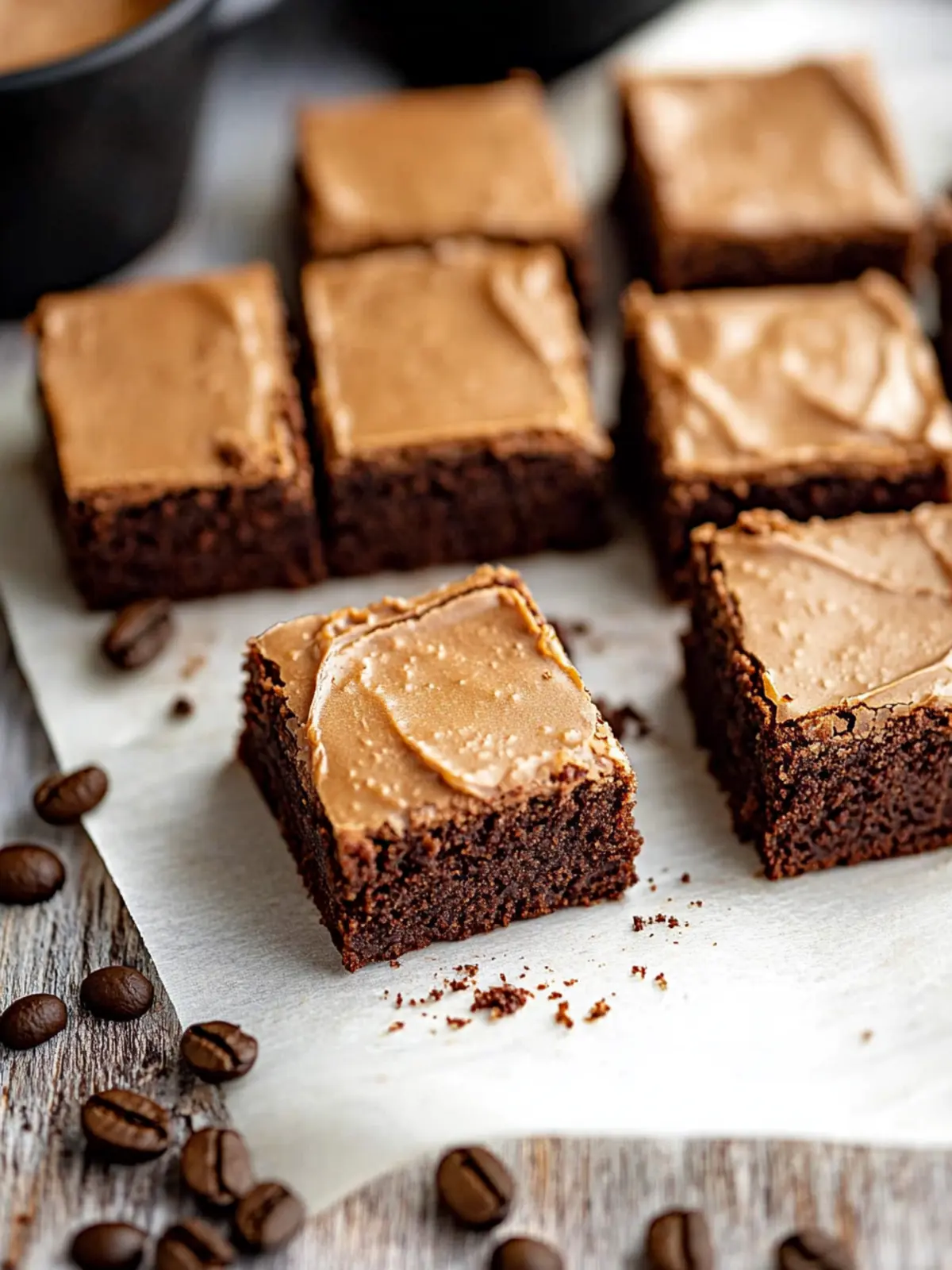 Irresistible Coffee Brownies with Silky Mocha Frosting 5 Coffee Brownies