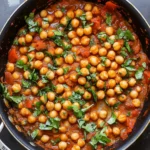 Savory One-Pan Harissa Chickpeas for Effortless Dinners 2 One-Pan Harissa Chickpeas