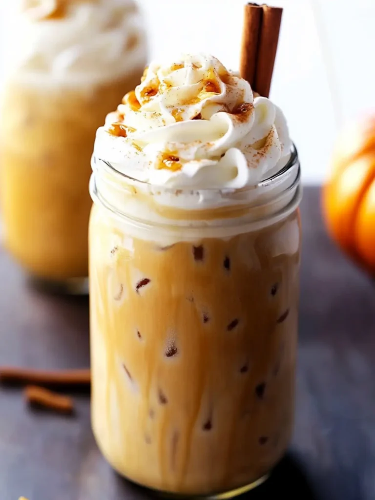Iced Pumpkin Spice Latte